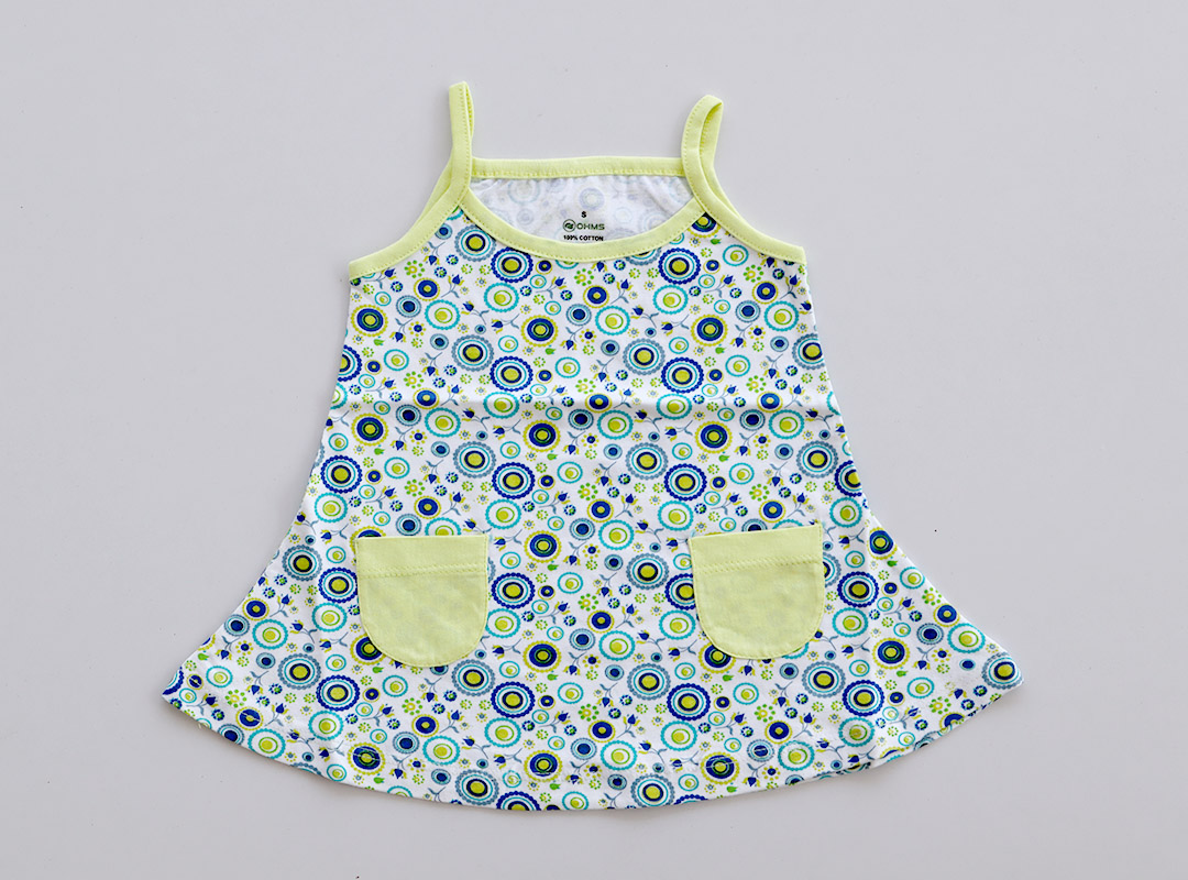 Rotary Printed Kids Frock