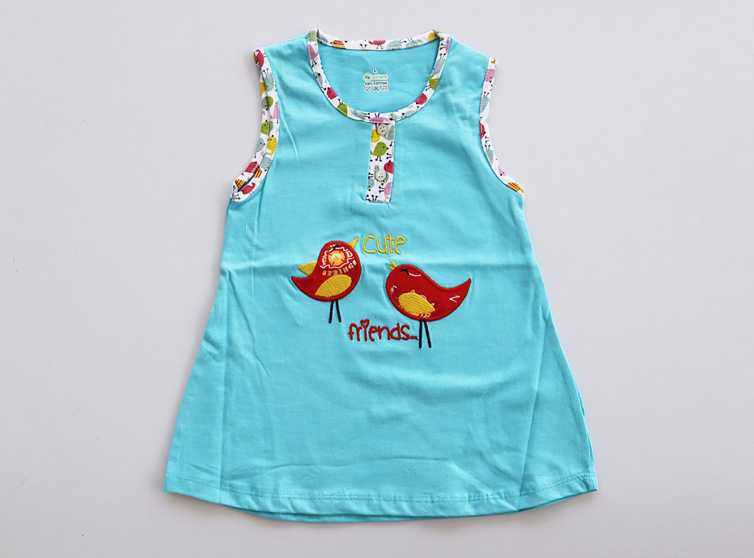 Kids Embroidered Frock